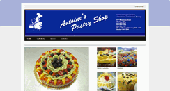 Desktop Screenshot of antoinespastryshop.com