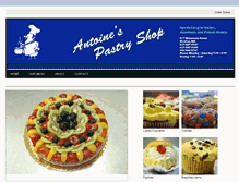 Tablet Screenshot of antoinespastryshop.com